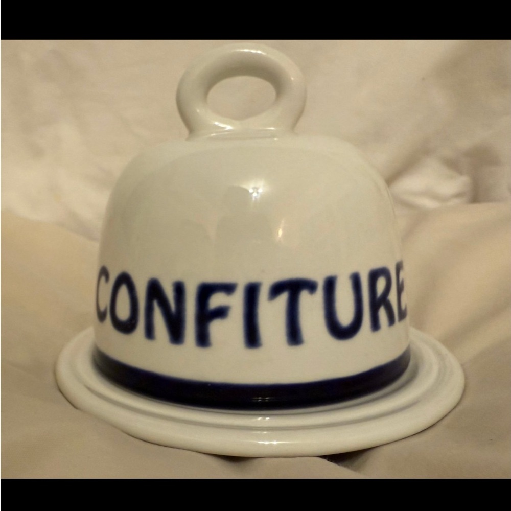 Williams Sonoma Jam /Jelly Confiture Ceramic Container